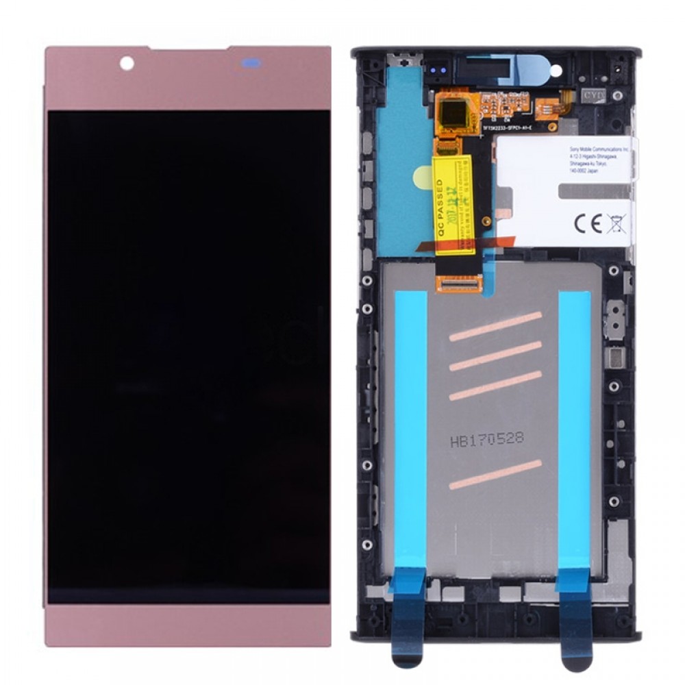 LCD Screen and Digitizer Full Assembly with Frame for Sony Xperia L1 G3311 G3312 G3313(Pink) Sony Replacement Parts Sony Xperia L1